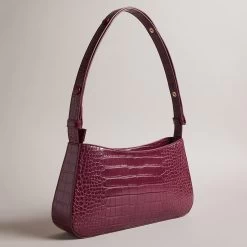 Ted Baker STINNY Deep Purple Croc Baguette Bag 8 Ted Baker STINNY Deep Purple Croc Baguette Bag -Ted Baker Shop 272247 dp purple ted baker stinny deep purple croc baguette bag 4