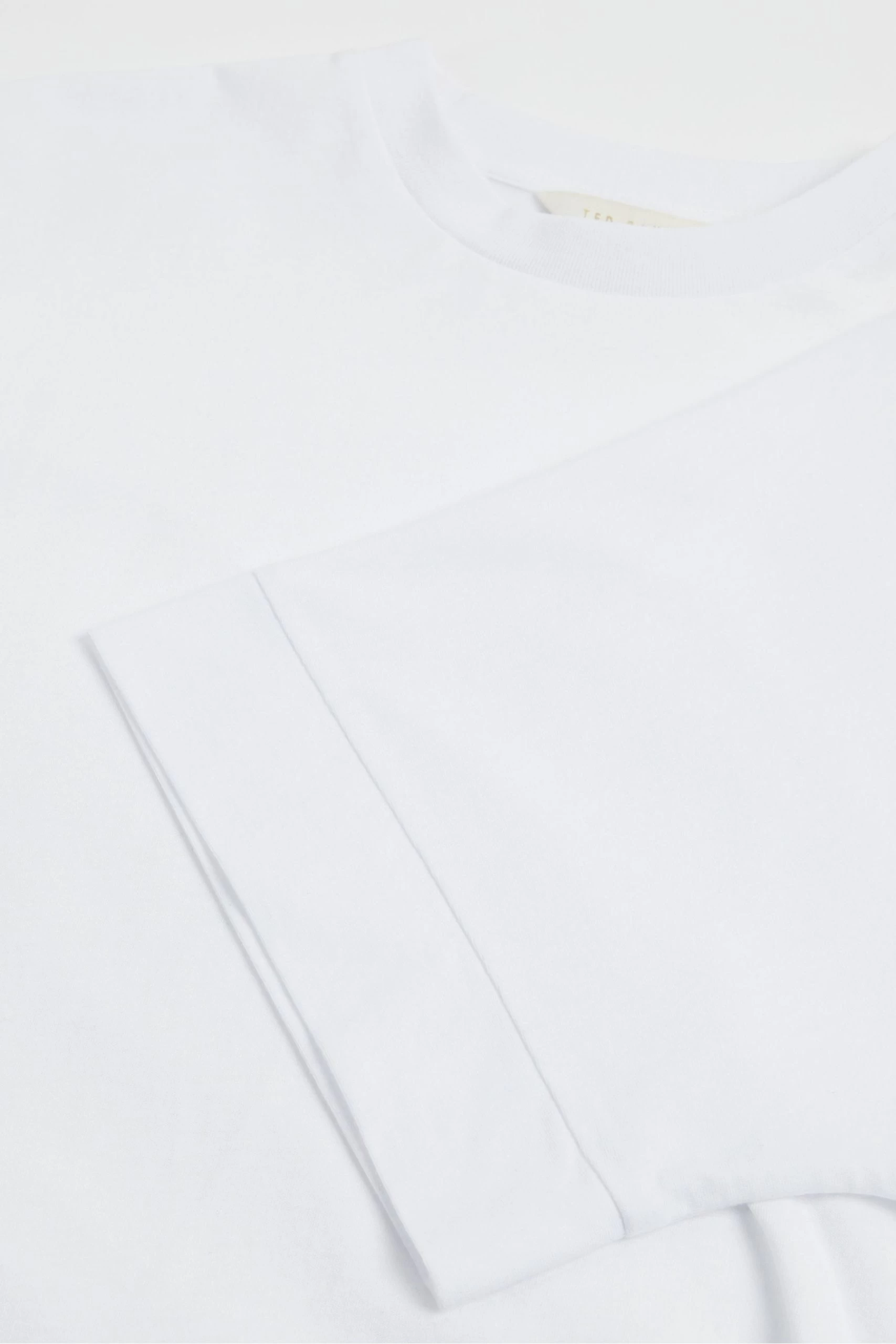 Ted Baker White Erisana Easy Fit Grown Up Sleeve T-Shirt 9 Ted Baker White Erisana Easy Fit Grown Up Sleeve T-Shirt - Image 7