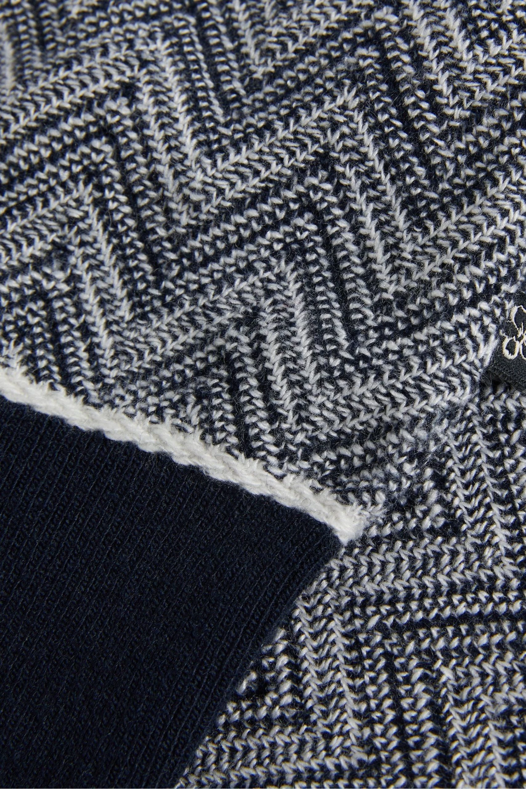 Ted Baker Blue Waldun Short Sleeve Zig Zag Stitched Polo 6 Ted Baker Blue Waldun Short Sleeve Zig Zag Stitched Polo - Image 4