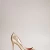 Ted Baker Gold Telila Bow Court Shoes - 100mm 2 Ted Baker Gold Telila Bow Court Shoes - 100mm -Ted Baker Shop 305120s