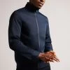 Ted Baker Navy Blue Arzona Smart Nylon Funnel Neck Bomber Jacket -Ted Baker Shop 334568s