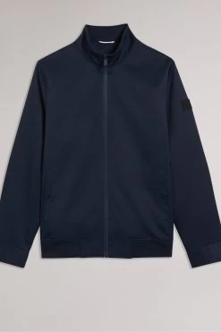 Ted Baker Navy Blue Arzona Smart Nylon Funnel Neck Bomber Jacket 13 Ted Baker Navy Blue Arzona Smart Nylon Funnel Neck Bomber Jacket -Ted Baker Shop 334568s5