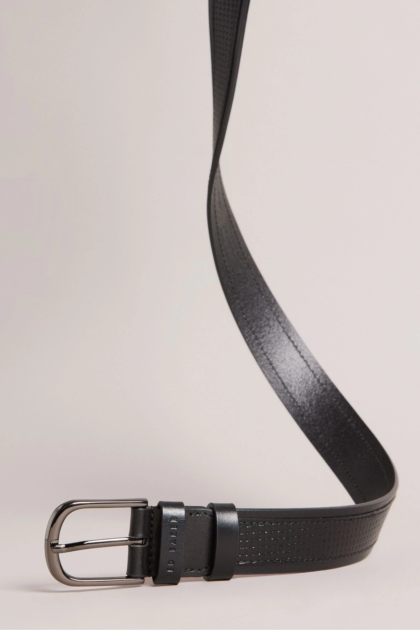 Ted Baker Jawdun Woven Leather Black Belt 4 Ted Baker Jawdun Woven Leather Black Belt - Image 2