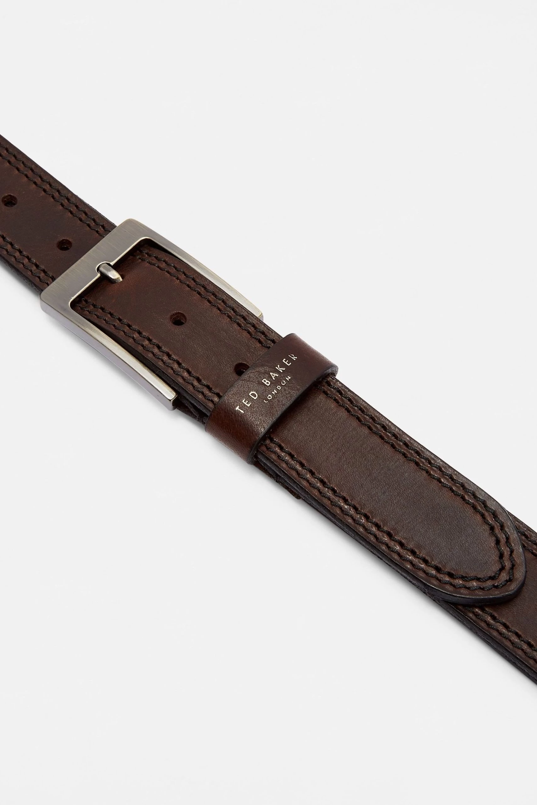 Ted Baker Brown Crikitt Cricket Stitch Belt 4 Ted Baker Brown Crikitt Cricket Stitch Belt - Image 2