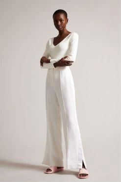 Ted Baker Pink Ased Embossed Branded Sliders -Ted Baker Shop 361344s5