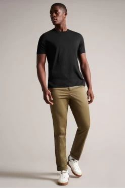 Ted Baker Wilkin Short Sleeved Branded Black T-Shirt -Ted Baker Shop 377545s3