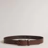 Ted Baker Brown Linded Brn-Choc Embossed Leather Belt 1 Ted Baker Brown Linded Brn-Choc Embossed Leather Belt -Ted Baker Shop 384077s