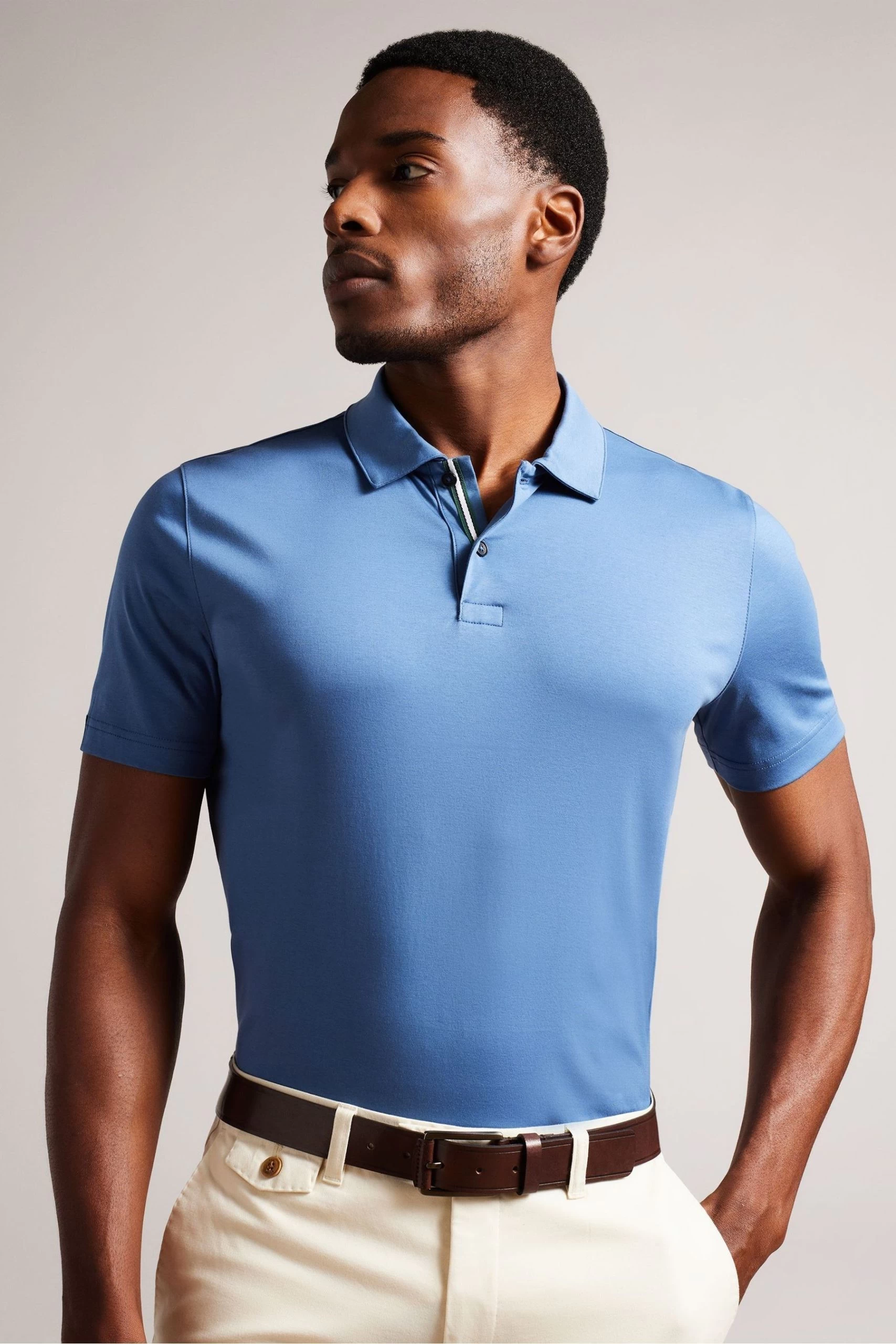 Ted Baker Brown Linded Brn-Choc Embossed Leather Belt 4 Ted Baker Brown Linded Brn-Choc Embossed Leather Belt - Image 3