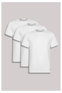 Ted Baker White Crew Neck T-Shirts 3 Pack -Ted Baker Shop 386795s3