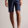 Ted Baker Navy Galera Semi-Plain Shorts 2 Ted Baker Navy Galera Semi-Plain Shorts -Ted Baker Shop 390856s