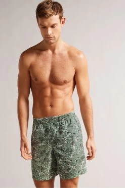 Ted Baker Khaki Green Kita Camo Floral Printed Swim Shorts 9 Ted Baker Khaki Green Kita Camo Floral Printed Swim Shorts -Ted Baker Shop 390984s3