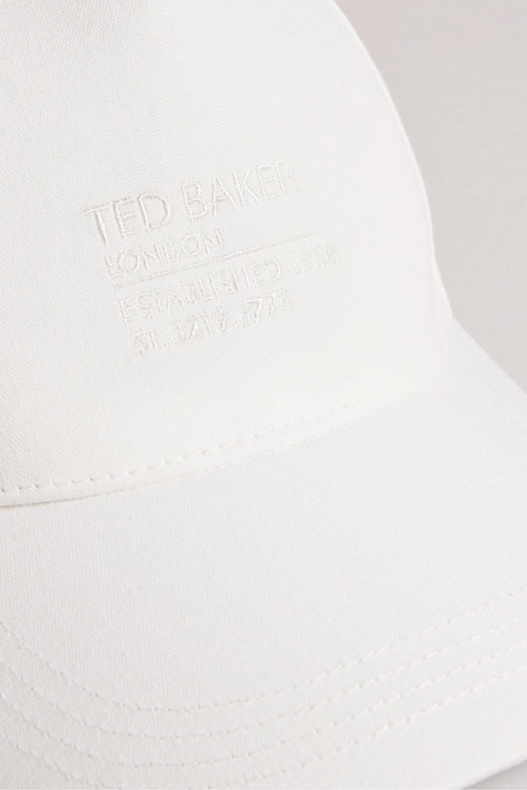 Ted Baker Cream Cathy Branded Canvas Cap 5 Ted Baker Cream Cathy Branded Canvas Cap - Image 3