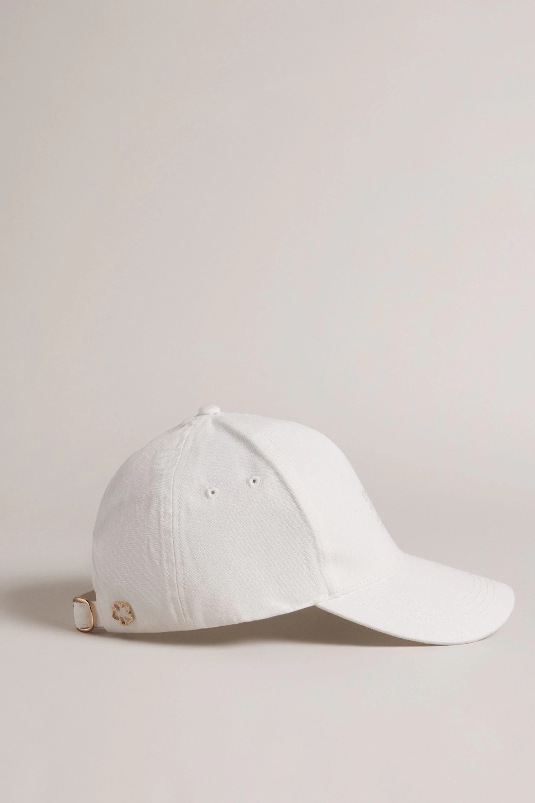 Ted Baker Cream Cathy Branded Canvas Cap 8 Ted Baker Cream Cathy Branded Canvas Cap - Image 6
