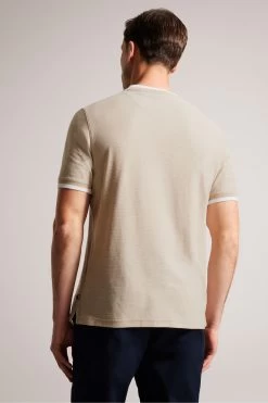 Ted Baker Bowker Brown Short Sleeve Regular Fit Textured T-Shirt 8 Ted Baker Bowker Brown Short Sleeve Regular Fit Textured T-Shirt -Ted Baker Shop 481810s2