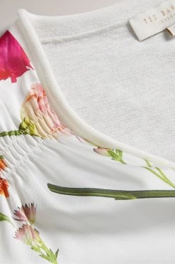 Ted Baker Chantri White Woven Front Printed Cardigan 12 Ted Baker Chantri White Woven Front Printed Cardigan -Ted Baker Shop 522007s5