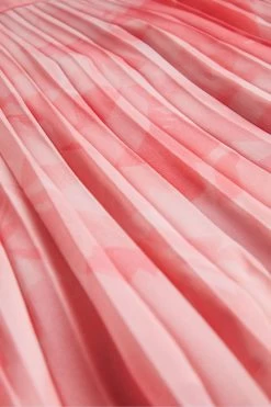 Ted Baker Pink Mirelia Coral Cross Front Pleated Midi Dress 14 Ted Baker Pink Mirelia Coral Cross Front Pleated Midi Dress -Ted Baker Shop 529124s6