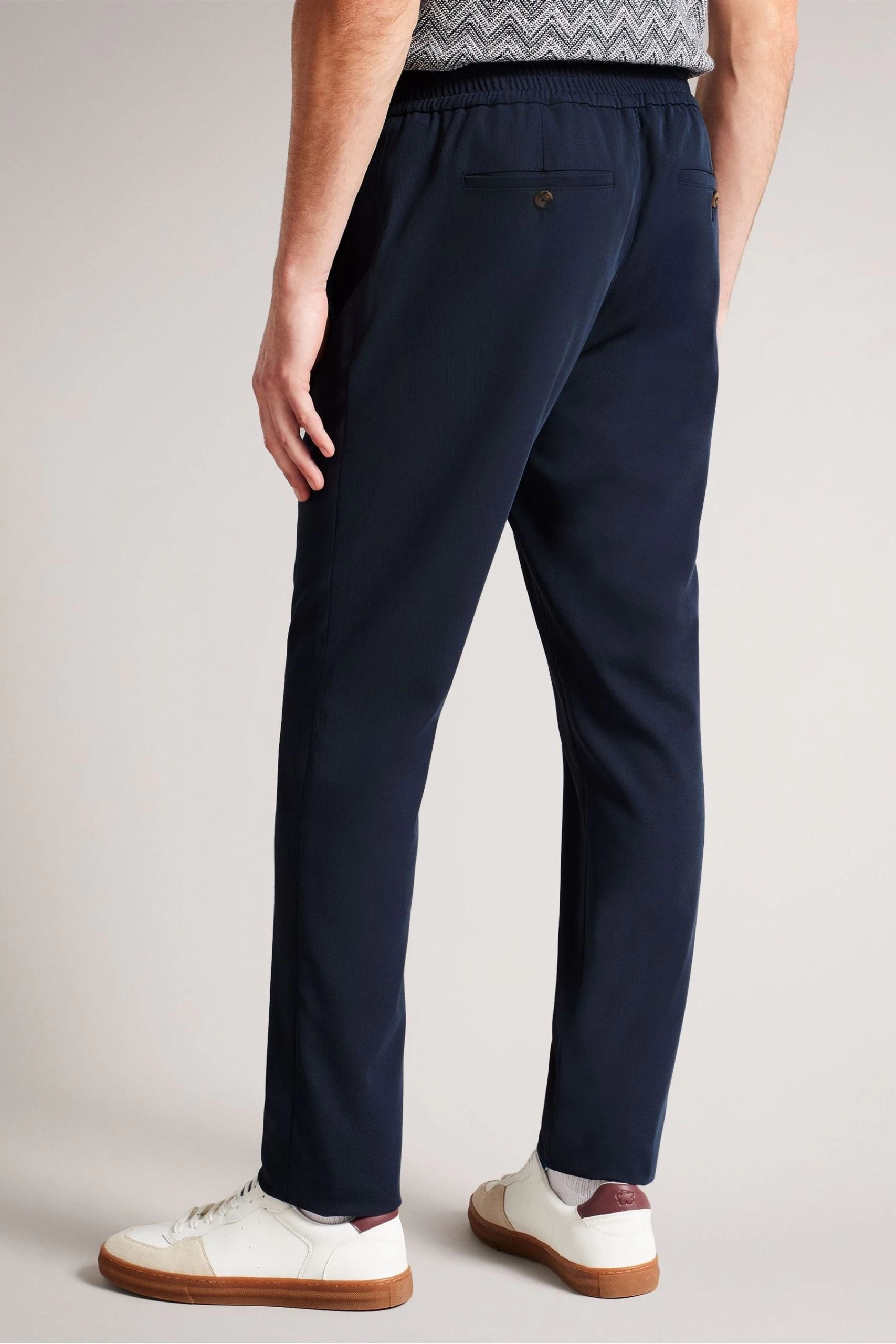Ted Baker Blue Rodny Irvine Slim Fit Trousers 4 Ted Baker Blue Rodny Irvine Slim Fit Trousers - Image 2