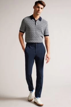 Ted Baker Blue Rodny Irvine Slim Fit Trousers 10 Ted Baker Blue Rodny Irvine Slim Fit Trousers -Ted Baker Shop 539843s3