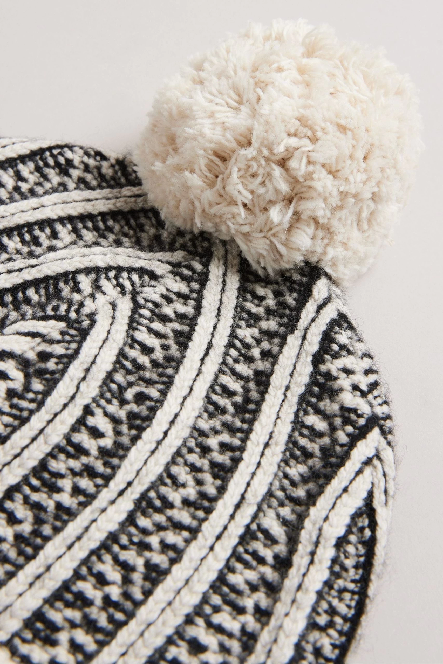 Ted Baker Salocy Black Textured Hat 4 Ted Baker Salocy Black Textured Hat - Image 2