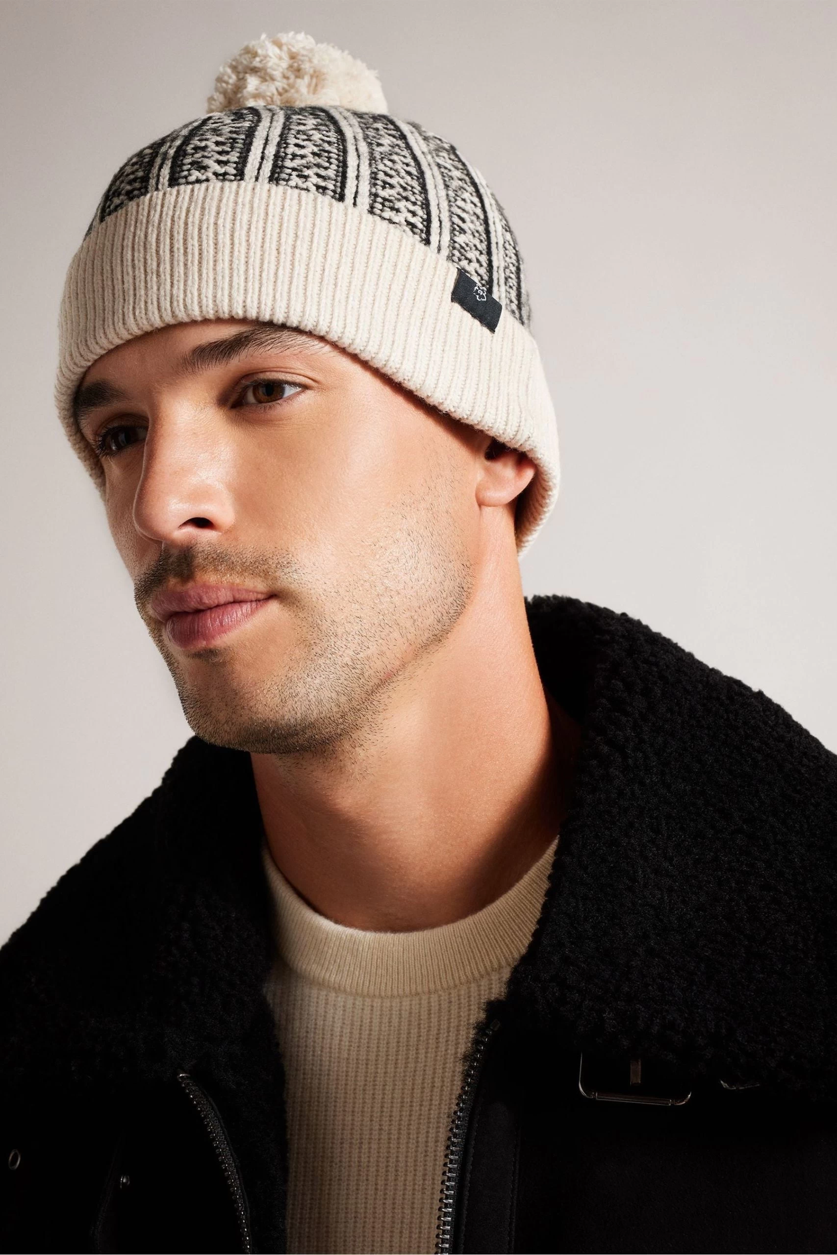 Ted Baker Salocy Black Textured Hat 6 Ted Baker Salocy Black Textured Hat - Image 4