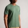 Ted Baker Green Tywinn Mid Short Sleeved Regular Plain T-Shirt 1 Ted Baker Green Tywinn Mid Short Sleeved Regular Plain T-Shirt -Ted Baker Shop 541053s