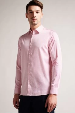Ted Baker Mini Pink Willet Pl Long Sleeves Geo Shirt