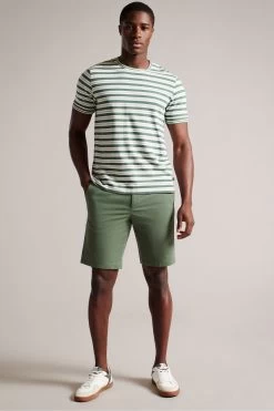 Ted Baker Green Ashfrd Olive Chino Shorts -Ted Baker Shop 582524s3