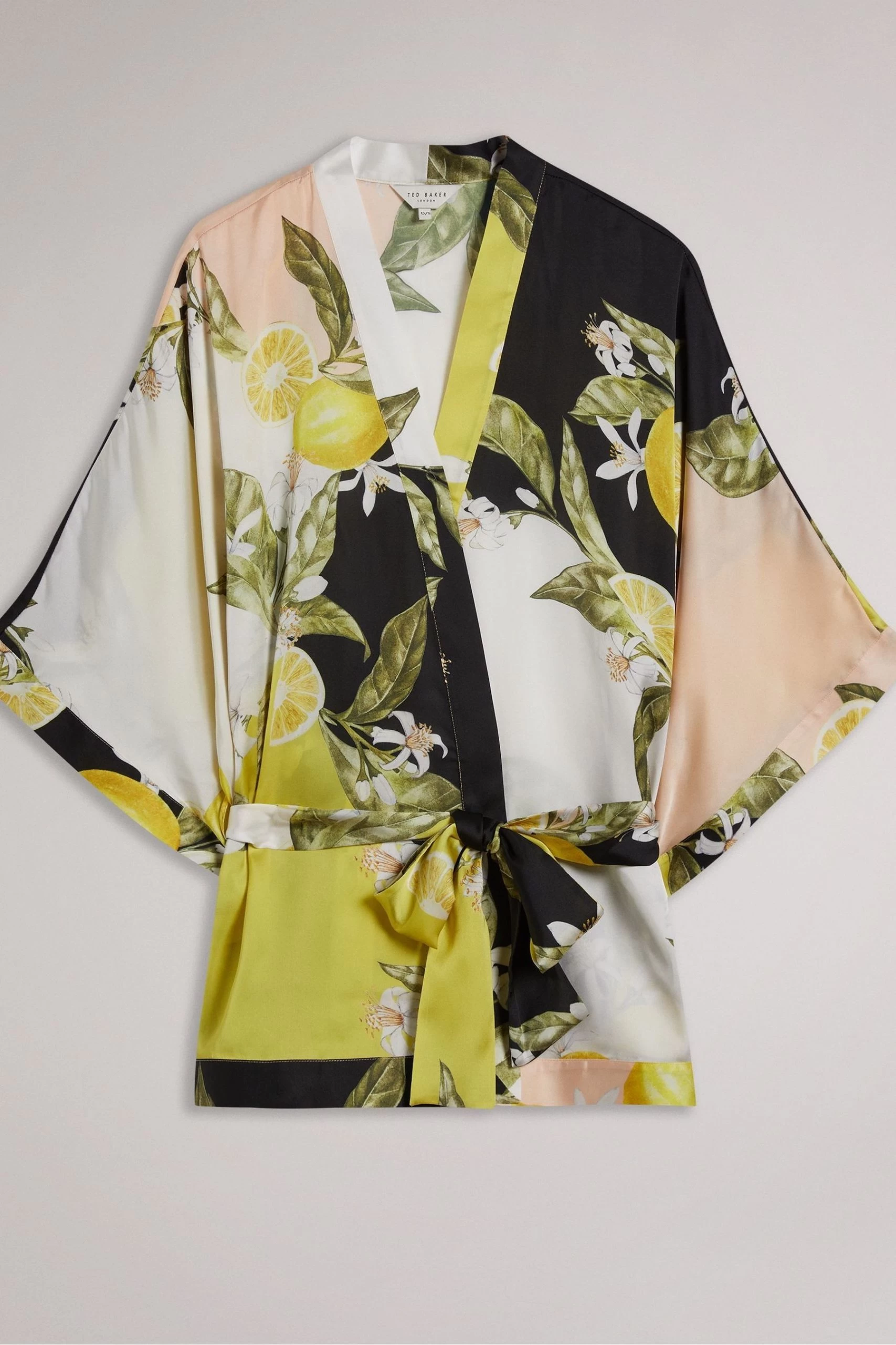 Ted Baker Denissy Black Floral Printed Kimono 5 Ted Baker Denissy Black Floral Printed Kimono - Image 3