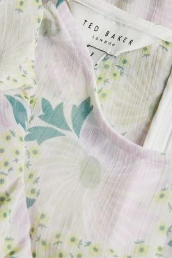 Ted Baker Purple Calinia Sleeveless Waterfall Midi Dress -Ted Baker Shop 589932s4