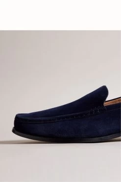 Ted Baker Blue Labis Suede Formal Penny Loafers 9 Ted Baker Blue Labis Suede Formal Penny Loafers -Ted Baker Shop 593507s3
