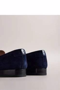 Ted Baker Blue Labis Suede Formal Penny Loafers 10 Ted Baker Blue Labis Suede Formal Penny Loafers -Ted Baker Shop 593507s4
