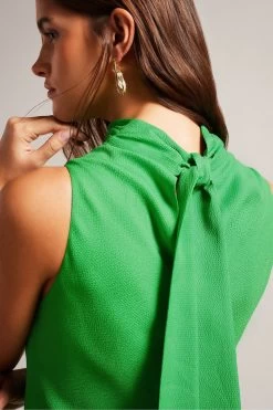 Ted Baker GreenEleanar Cowl Neck Sleeveless Midi Slip Dress 10 Ted Baker GreenEleanar Cowl Neck Sleeveless Midi Slip Dress -Ted Baker Shop 593799s4