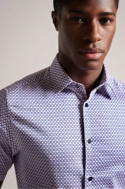Ted Baker Strisho Short Sleeve Geo Print Shirt 10 Ted Baker Strisho Short Sleeve Geo Print Shirt -Ted Baker Shop 595326s4