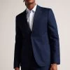 Ted Baker Blue Shakerj Slim Fit Cotton Linen Jacket 2 Ted Baker Blue Shakerj Slim Fit Cotton Linen Jacket -Ted Baker Shop 610758s