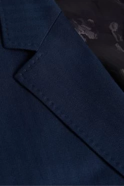 Ted Baker Blue Shakerj Slim Fit Cotton Linen Jacket -Ted Baker Shop 610758s6