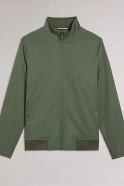 Ted Baker Green Arzona Smart Nylon Funnel Neck Bomber Jacket 13 Ted Baker Green Arzona Smart Nylon Funnel Neck Bomber Jacket -Ted Baker Shop 616559s5
