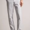 Ted Baker Grey Lenard Slim Fit Smart Cotton Stretch Chinos 2 Ted Baker Grey Lenard Slim Fit Smart Cotton Stretch Chinos -Ted Baker Shop 678076s