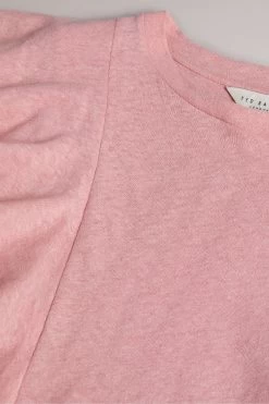 Ted Baker Pink Kathley Frill Linen Vest 14 Ted Baker Pink Kathley Frill Linen Vest -Ted Baker Shop 701840s6