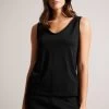 Ted Baker Shavon Black V-Front Vest -Ted Baker Shop 707130s
