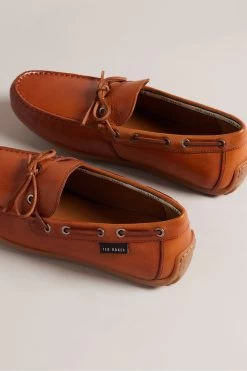 Ted Baker Kenneyp Natural Pebble Leather Casual Driver Shoes 9 Ted Baker Kenneyp Natural Pebble Leather Casual Driver Shoes -Ted Baker Shop 714448s3