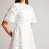 Ted Baker Lydiiha Fit And Flare Tiered Lace White Dress 1 Ted Baker Lydiiha Fit And Flare Tiered Lace White Dress -Ted Baker Shop 732321s