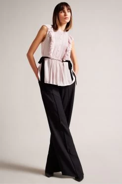 Ted Baker Evalie Nude Sleeveless Frilled Top 11 Ted Baker Evalie Nude Sleeveless Frilled Top -Ted Baker Shop 771398s3