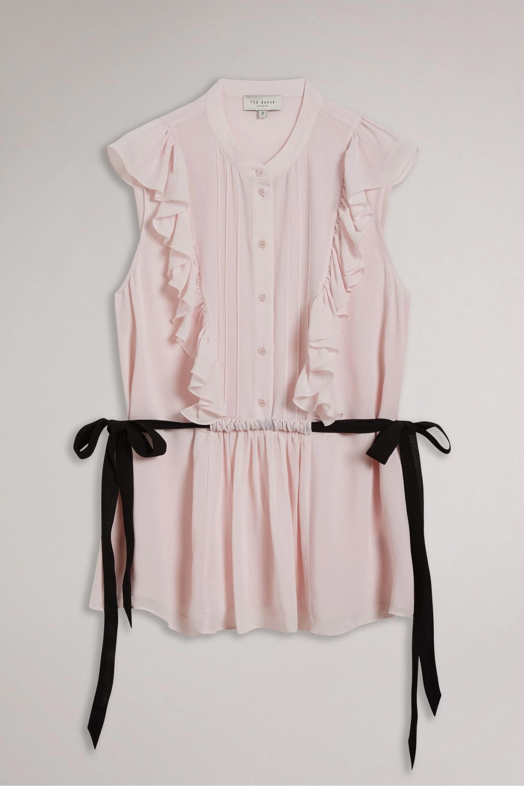 Ted Baker Evalie Nude Sleeveless Frilled Top 7 Ted Baker Evalie Nude Sleeveless Frilled Top - Image 5