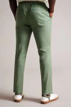 Ted Baker Green Kimmel Linen Blend Half Elasticated Trousers -Ted Baker Shop 795020s2