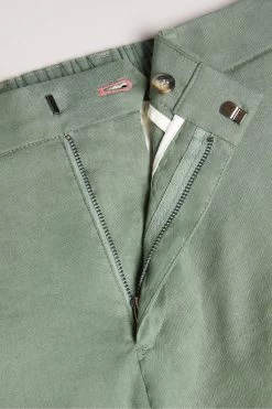 Ted Baker Green Kimmel Linen Blend Half Elasticated Trousers -Ted Baker Shop 795020s3