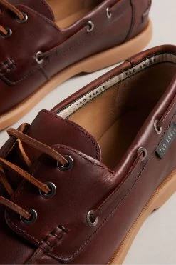 Ted Baker Kenricw Brown Waxy Leather Clashort Sleevedic Boat Shoes 8 Ted Baker Kenricw Brown Waxy Leather Clashort Sleevedic Boat Shoes -Ted Baker Shop 799030s3