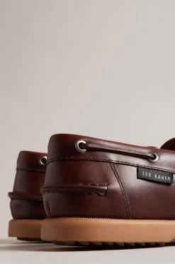 Ted Baker Kenricw Brown Waxy Leather Clashort Sleevedic Boat Shoes 9 Ted Baker Kenricw Brown Waxy Leather Clashort Sleevedic Boat Shoes -Ted Baker Shop 799030s4