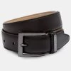 Ted Baker Black Lizwiz Leather Keeper Plate Belt 1 Ted Baker Black Lizwiz Leather Keeper Plate Belt -Ted Baker Shop 801874s