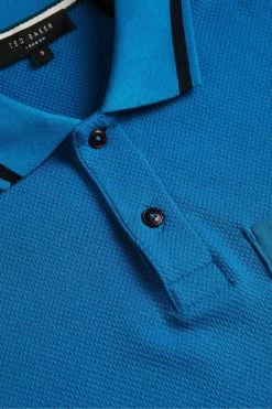 Ted Baker Blue Short Sleeves Regular Polo Shirt With T-Pocket 14 Ted Baker Blue Short Sleeves Regular Polo Shirt With T-Pocket -Ted Baker Shop 809213s6