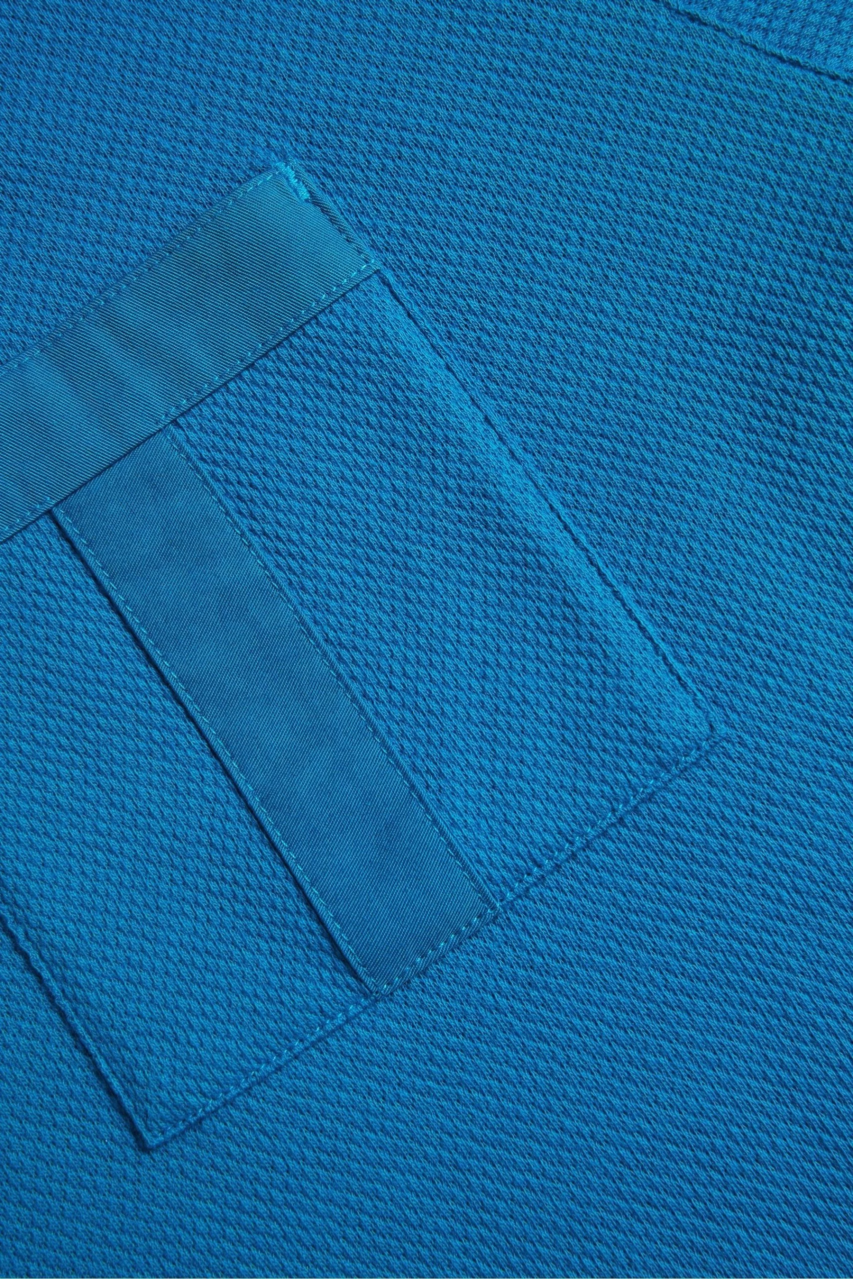 Ted Baker Blue Short Sleeves Regular Polo Shirt With T-Pocket 9 Ted Baker Blue Short Sleeves Regular Polo Shirt With T-Pocket - Image 7